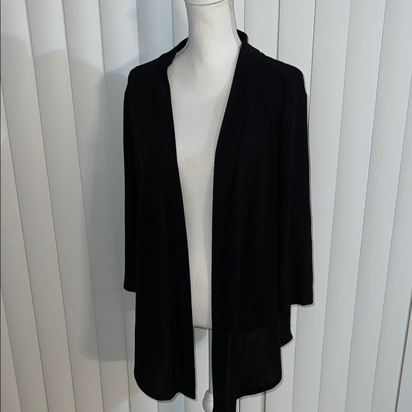 Torrid Black Open Front Women's Sweater 3/4 sleeve - Picture 1 of 5